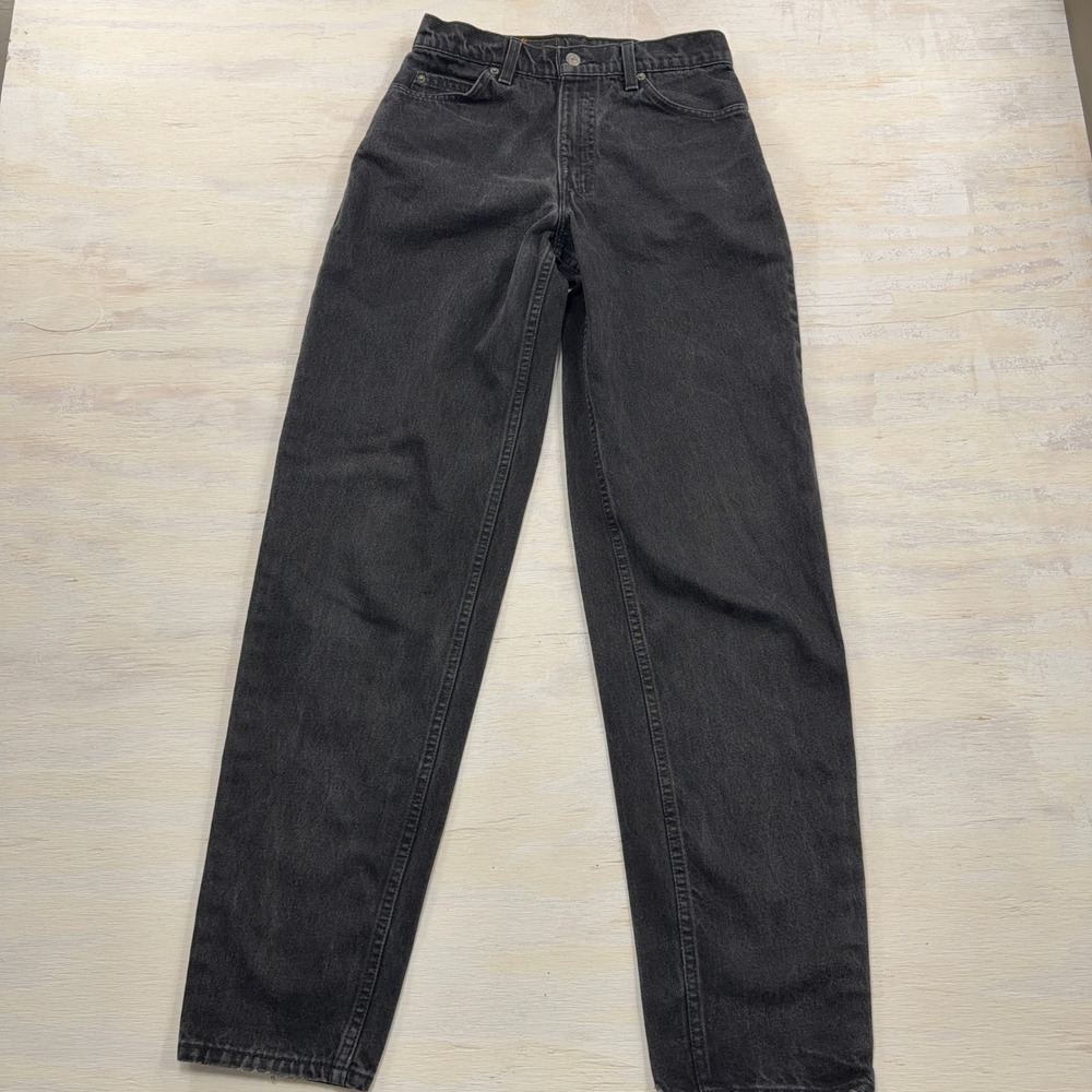 Levi's Jeans 560 Loose Fit Tapered Orange Tab 29x34 Faded Black USA Men